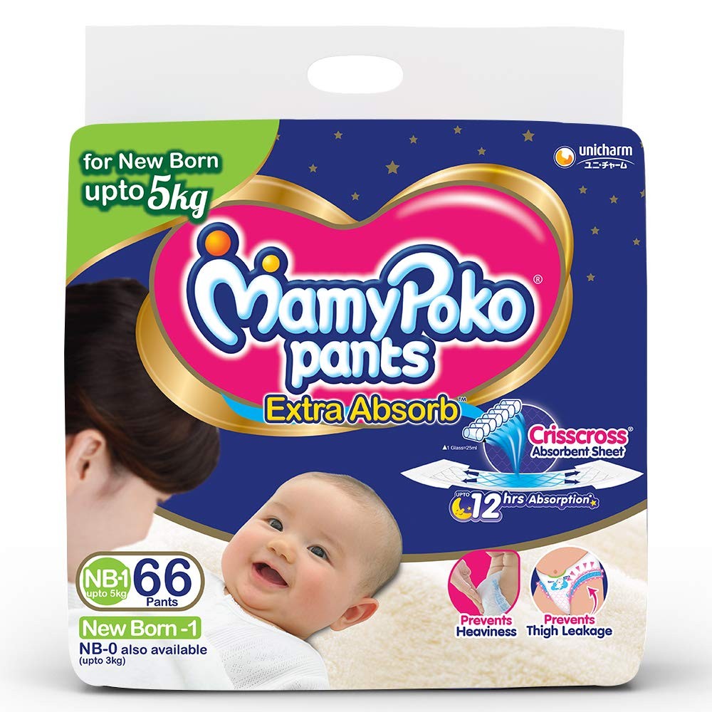 MamyPoko Pants Extra Absorb Diapers - N.B