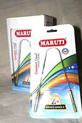 Maruti brass handle Tongue Cleaner